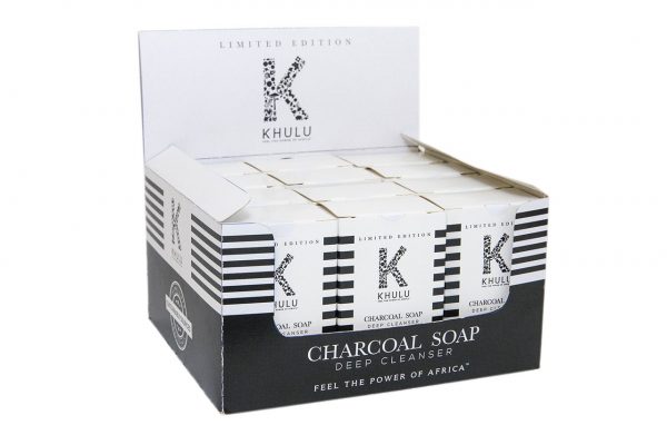 Khulu Soap - Charcoal Soap - activated charcoal